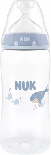 Biberon pentru bebeluși NUK First Choice cu control al temperaturii 300 ml Whale