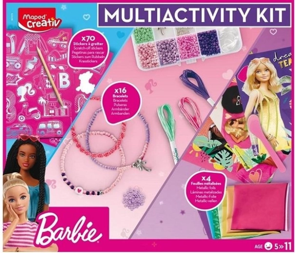 Activități creative Creativ Barbie – set creativ 3 în 1