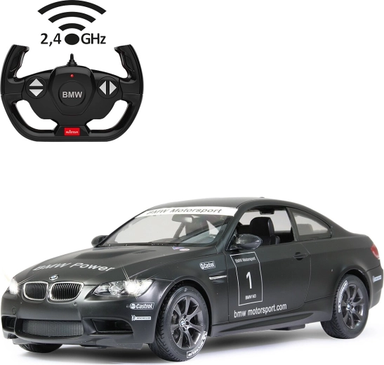 Mașină RC BMW M3 Sport 1:14, neagră