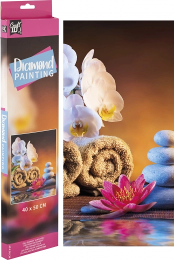 Pictură cu diamante Zen 40 × 50 cm