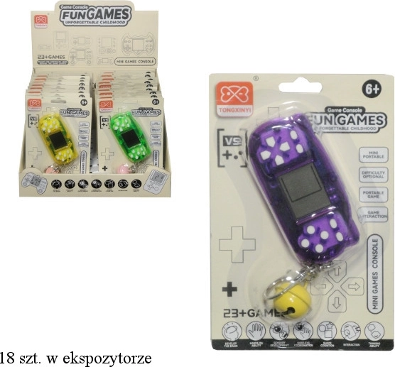 Joc electronic pe breloc pentru chei - 1 bucată