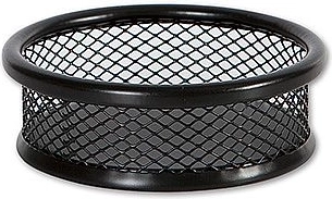 Păhărel metalic pentru agrafe CONCORDE, negru