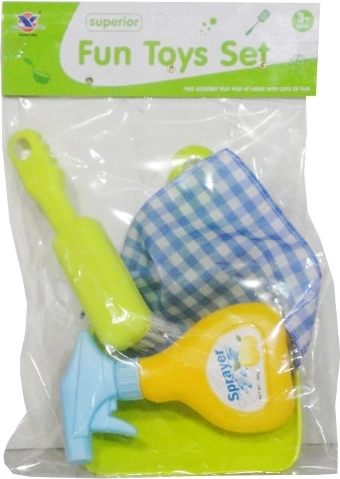 Set de curățenie pentru copii în săculeț transparent