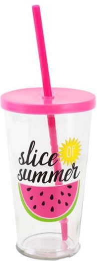 Pahar cu pai Toro Fructe 450 ml