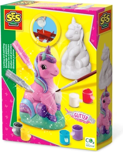 Set pentru turnare și pictare unicorni SES
