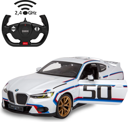 Mașină RC BMW 3.0 CSL 1:14 albă