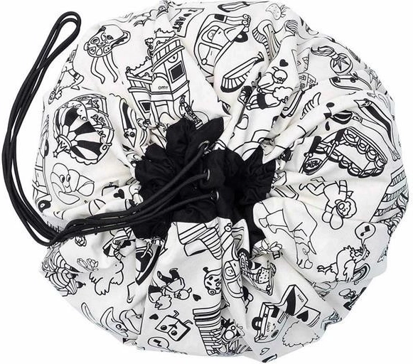 Play&Go Noomad pătură de joacă și sac pentru jucării Omy Paris Color My Bag