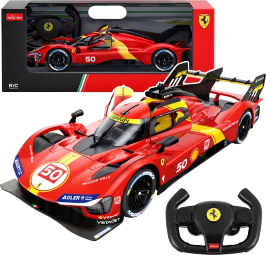 Rastar Ferrari 499P mașină RC 1:24 roșie