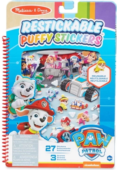 Paw Patrol autocolante 3D reutilizabile – Arctica