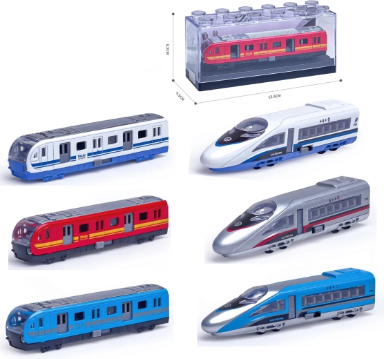 Model metalic de tren de mare viteză 1:64 – mai multe tipuri