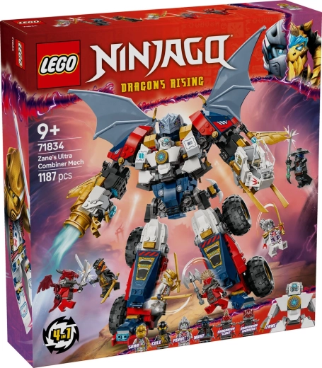 LEGO NINJAGO Ultramech multifuncțional 4 în 1 al lui Zane