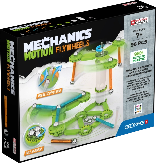 Geomag Mechanics Motion Flywheels set de construcție 96 piese