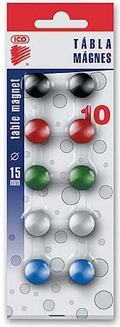 Magneți 15 mm, set 10 buc