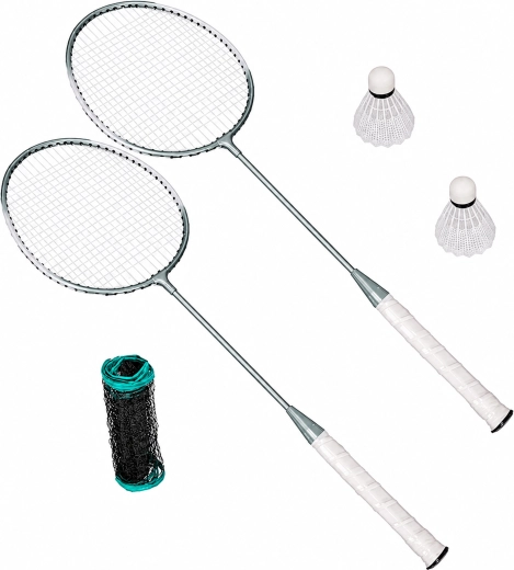 Set de badminton pliabil 4-în-1 în valiză - 1 buc