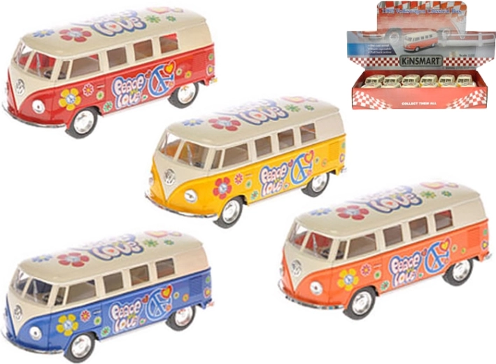 Model metalic Kinsmart Volkswagen Classical Bus 1962 1:32 13 cm