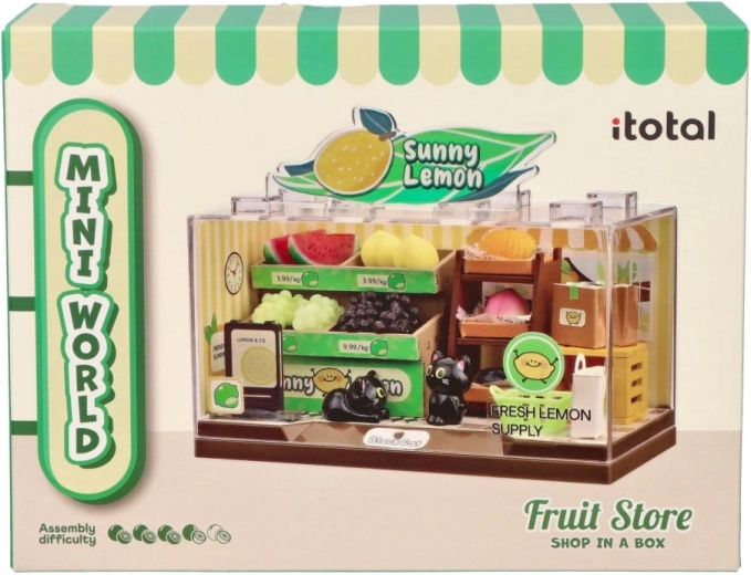 i-Total miniatură DIY a unui magazin de fructe de asamblat