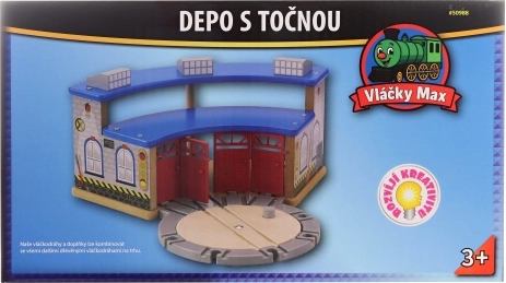 Depou Maxim cu turnantă pentru patru locomotive