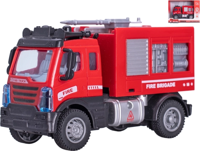 Mașină de pompieri cu tun de apă 12 cm, mecanism pull-back