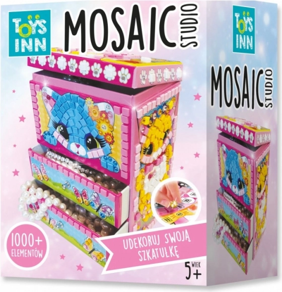 Set creativ Casket Mosaic Cat