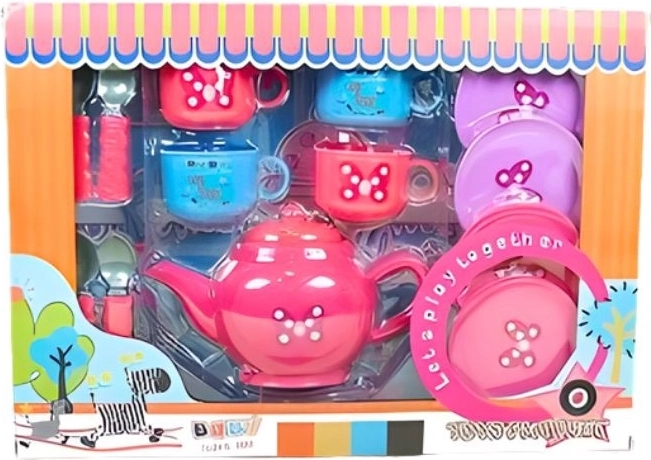 Set de ceai din plastic pentru copii