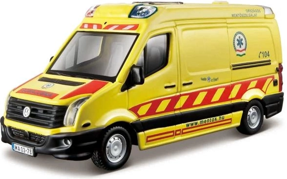 Vehicule de intervenție metalice 1:50 – mix dube (24 buc) Bburago