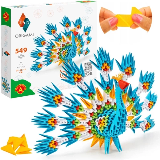 Origami 3D Creativ Păun de la Alexandera