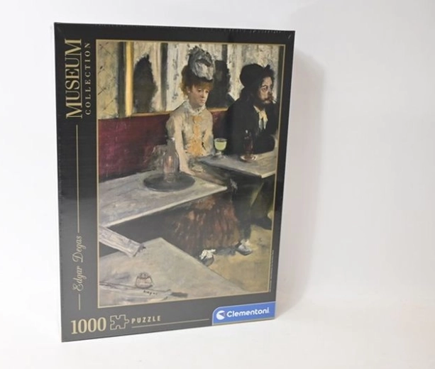 Puzzle Clementoni Museum Collection Edgar Degas: Dans un café (L’Absinthe) 1000 de piese