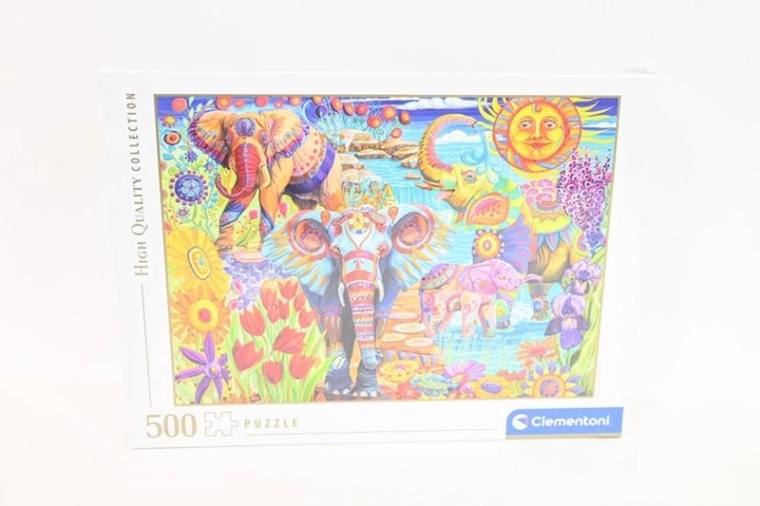 Puzzle Clementoni Carnavalul Elefanților 500 de piese