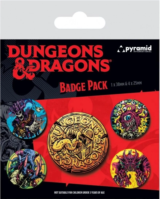 Set de insigne DUNGEONS & DRAGONS