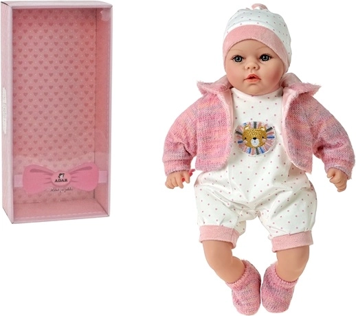 Bebeluș vorbitor – păpușă cu sunete (poloneză) 45 cm