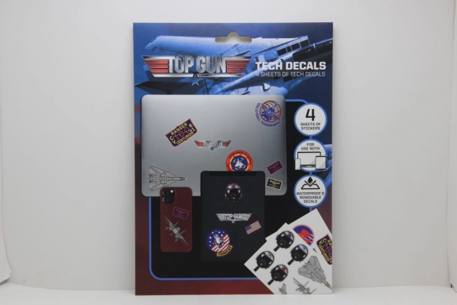 Abțibilduri TOP GUN – set licențiat, 4 coli