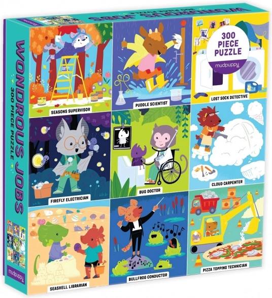 Mudpuppy Level Up! Ocupații uimitoare – puzzle 300 piese