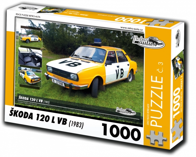 Puzzle RETRO-AUTA Škoda 120 L VB 1000 piese