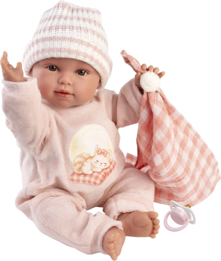Llorens New Born păpușă realistă bebeluș cu sunete 38 cm