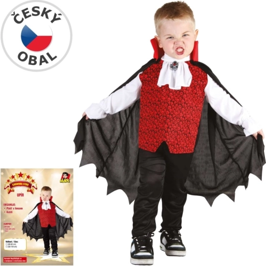Costum de carnaval pentru copii vampir (80–92 cm)