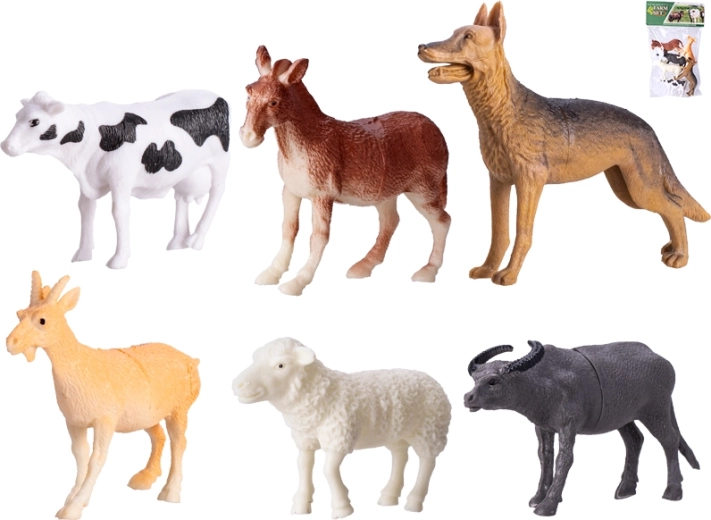 Set de animale domestice 11–14 cm, 6 buc.