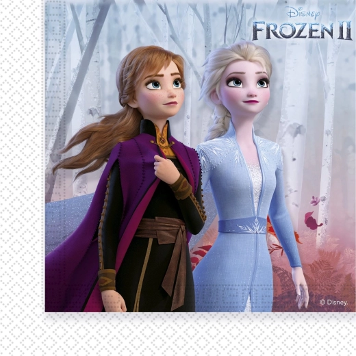 Șervețele din hârtie Disney Frozen 2 33 × 33 cm (20 buc)