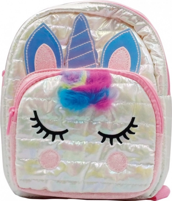 Rucsac Puffy Unicorn alb