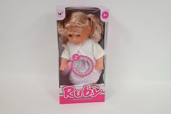 Păpușa interactivă Ruby 30 cm cu biberon