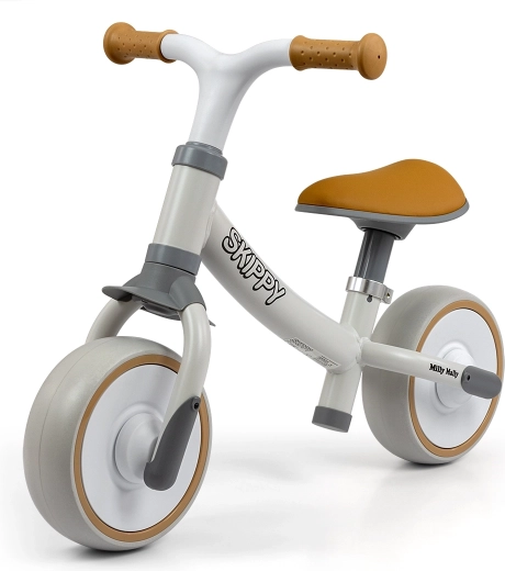 Bicicletă de echilibru Milly Mally Skippy albă