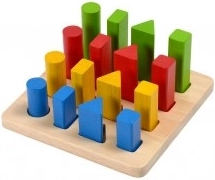 PlanToys sortare de forme și dimensiuni