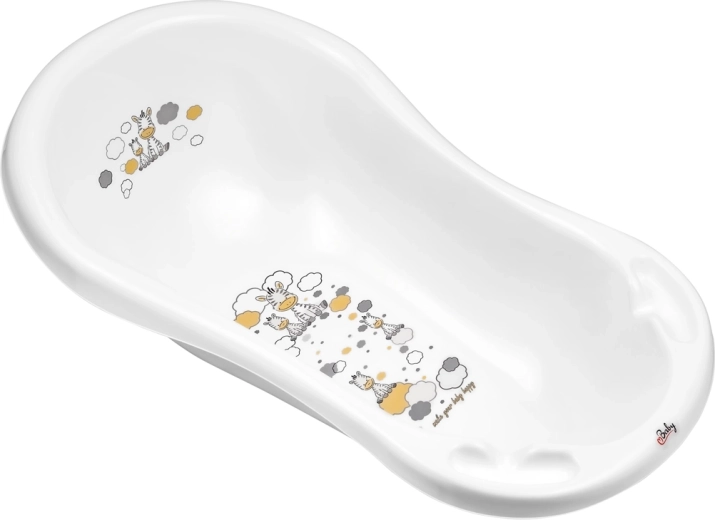 Cădiță pentru copii MALTEX Zebra 84 cm – albă