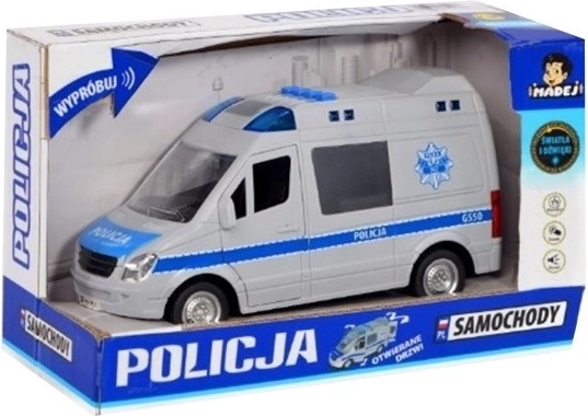 Mașină de poliție cu lumini și sunete 1:16