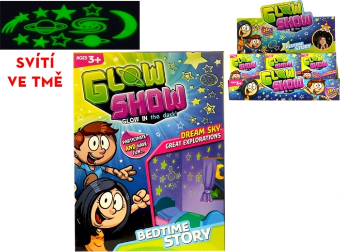 Steluțe luminoase pentru perete și tavan – set de 15 buc.