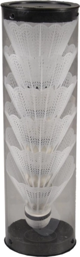 Set de 6 coșulețe albe din plastic