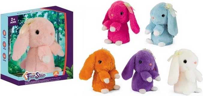 Iepuraș de pluș vorbitor și dansator cu funcție de repetare