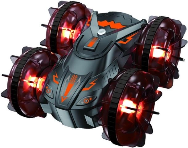 Drivero RC amfibiu offroad – mașină portocalie cu telecomandă pentru apă și teren