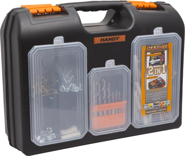Valiză din plastic pentru scule cu organizator