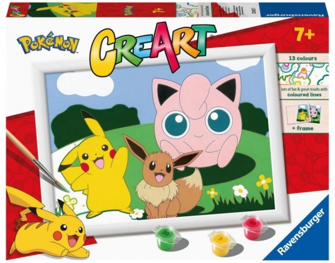 CreArt Pokémon – pictură după numere