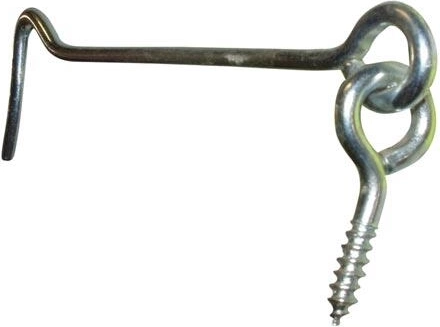 Cârlig pentru uși galvanizat 125 mm (set 10 buc)